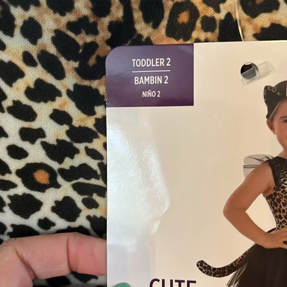 Leopard Print Cat Costume for Kids
